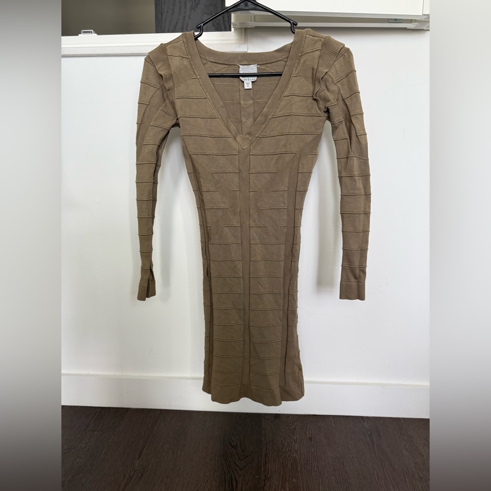Bebe Kardashian V-Neck Dress